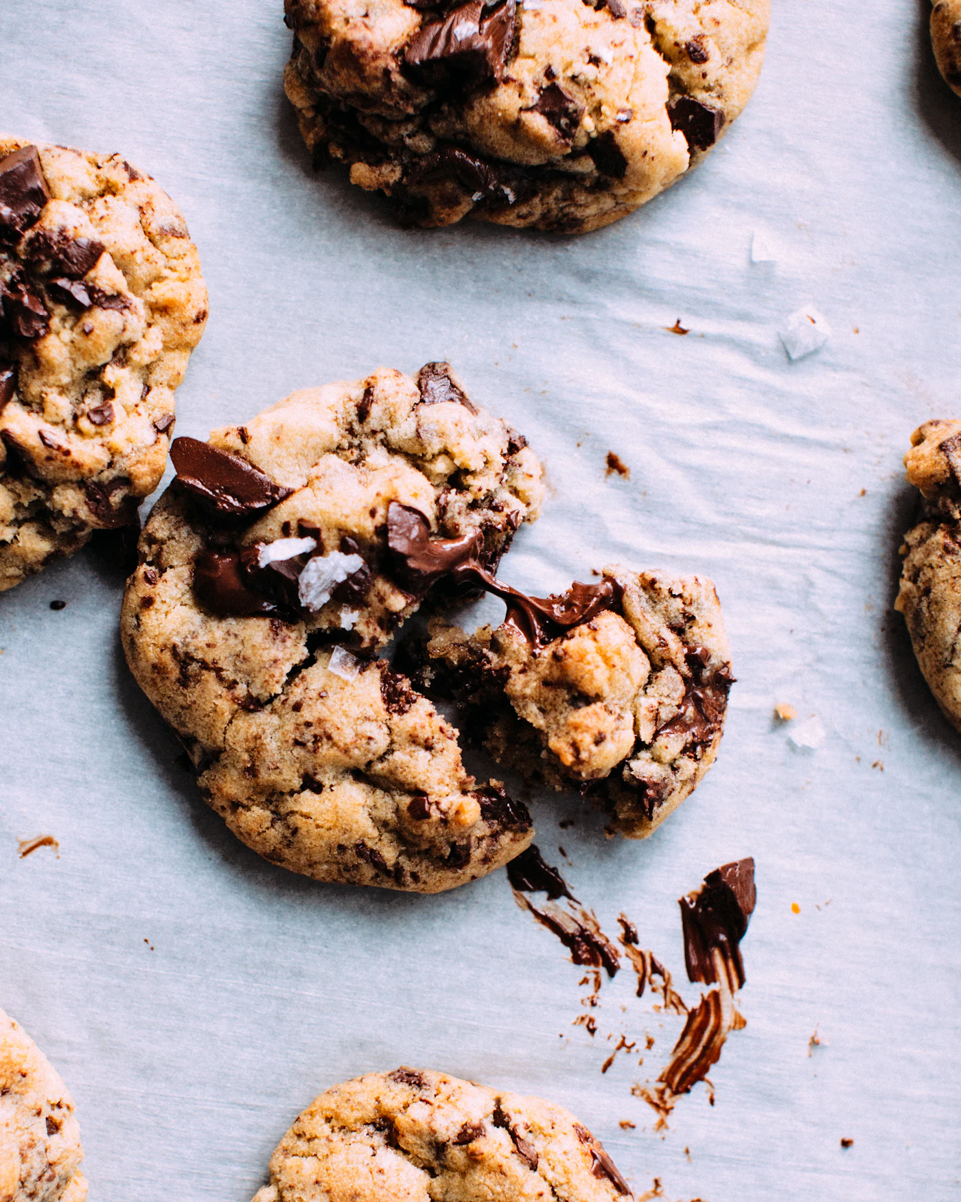 Biscotti con gocce di cioccolato