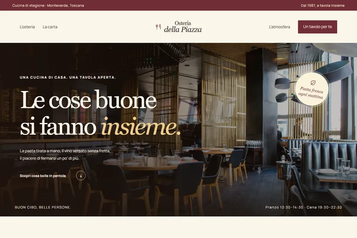 Anteprima del modello A tavola