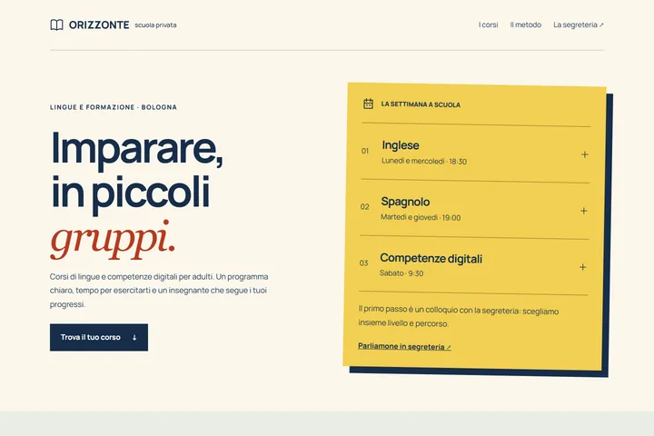 Anteprima del modello Nuovi orizzonti